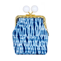 Clutch Purse - Shibori Water Wave
