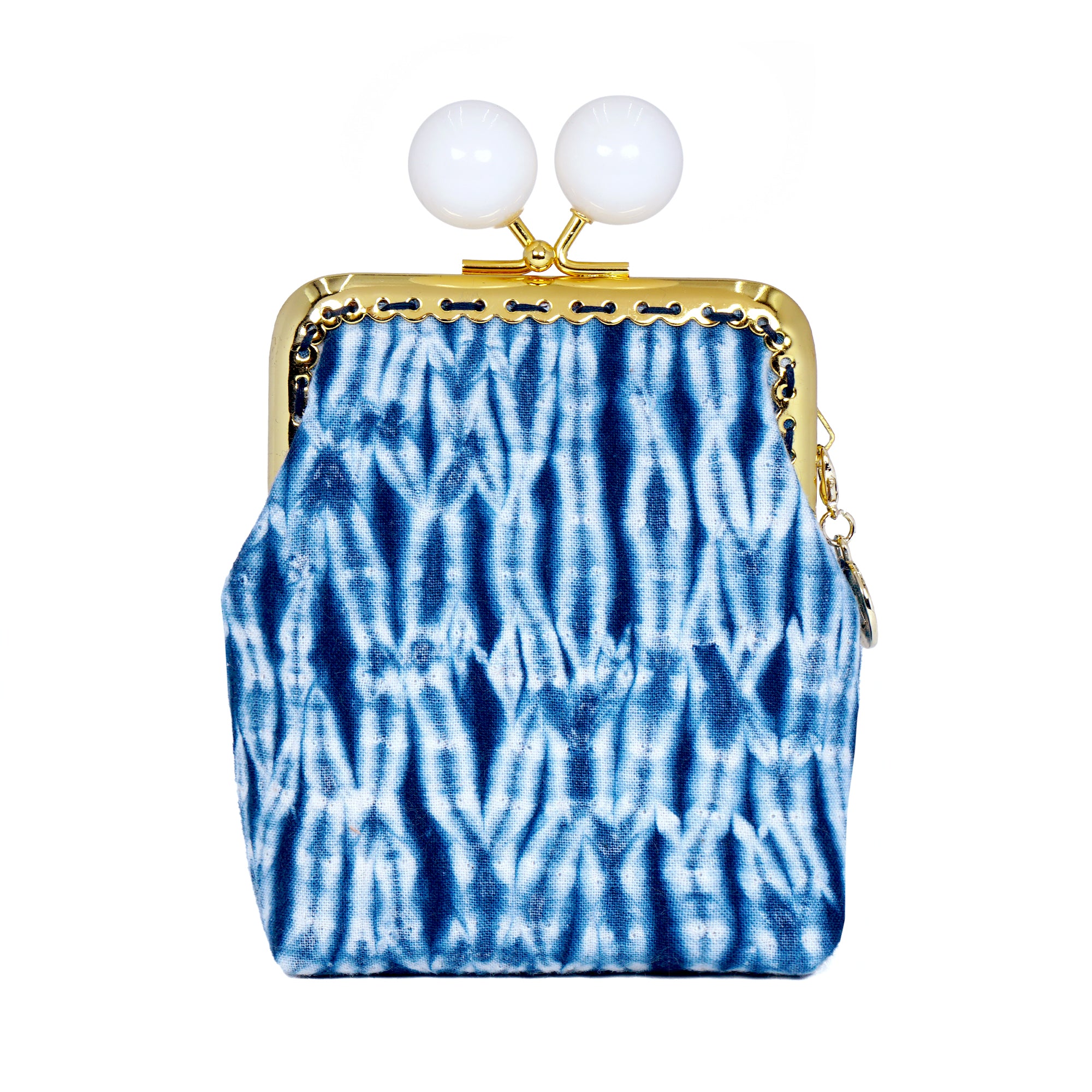 Clutch Purse - Shibori Water Wave