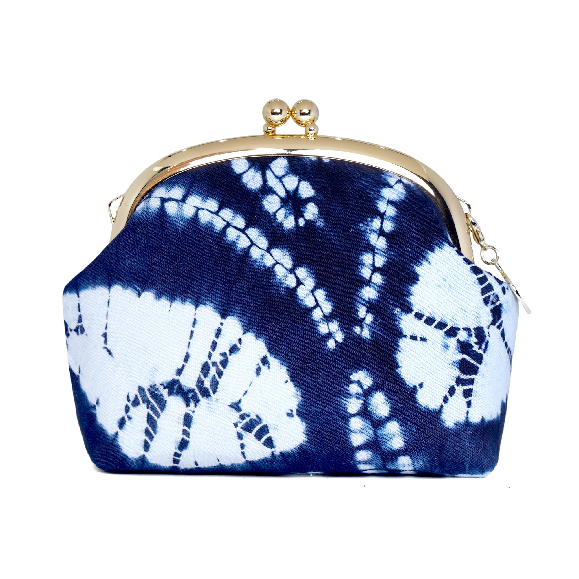Clutch Purse - Shibori Butterfly Wings