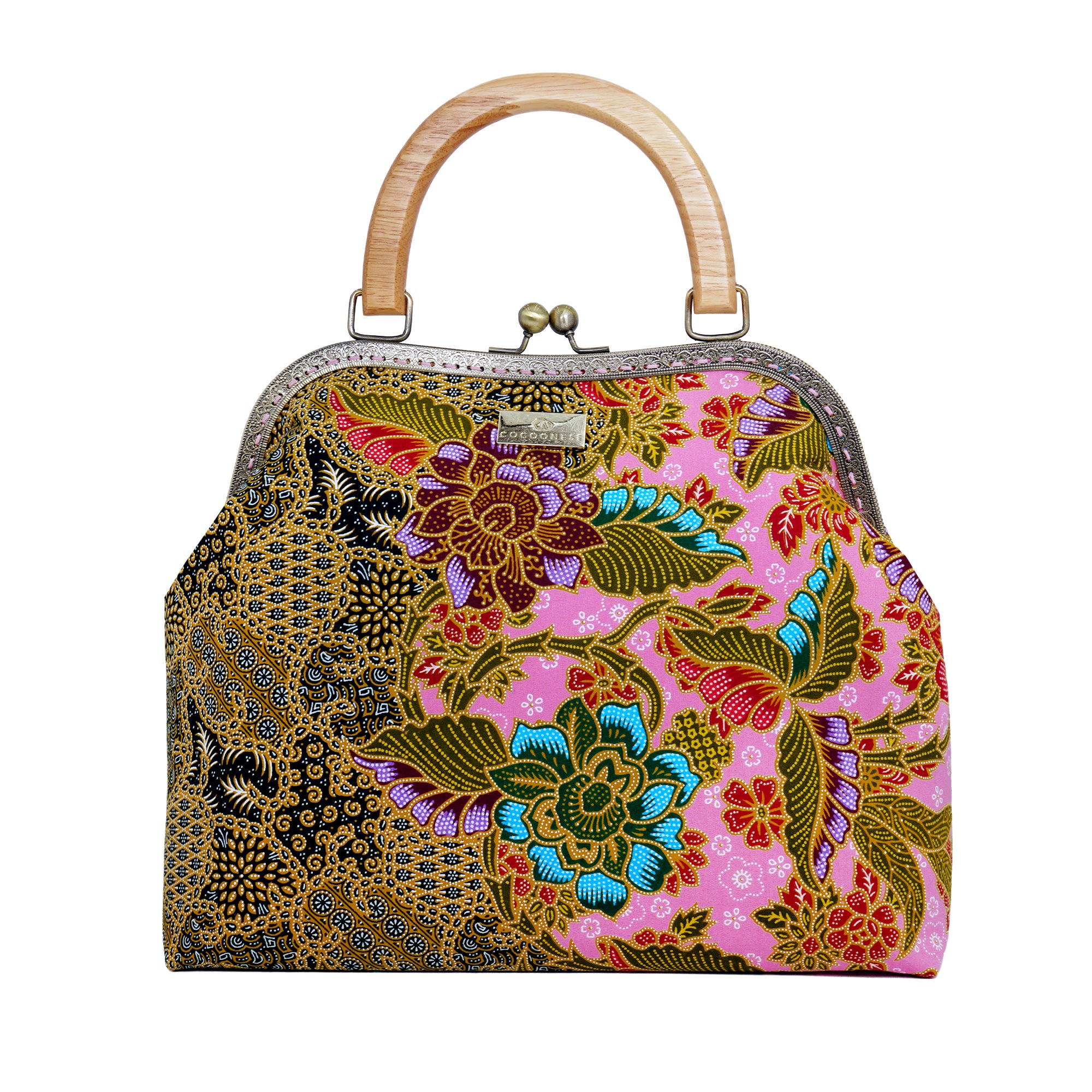 30% OFF - Clasp Handbag - Batik