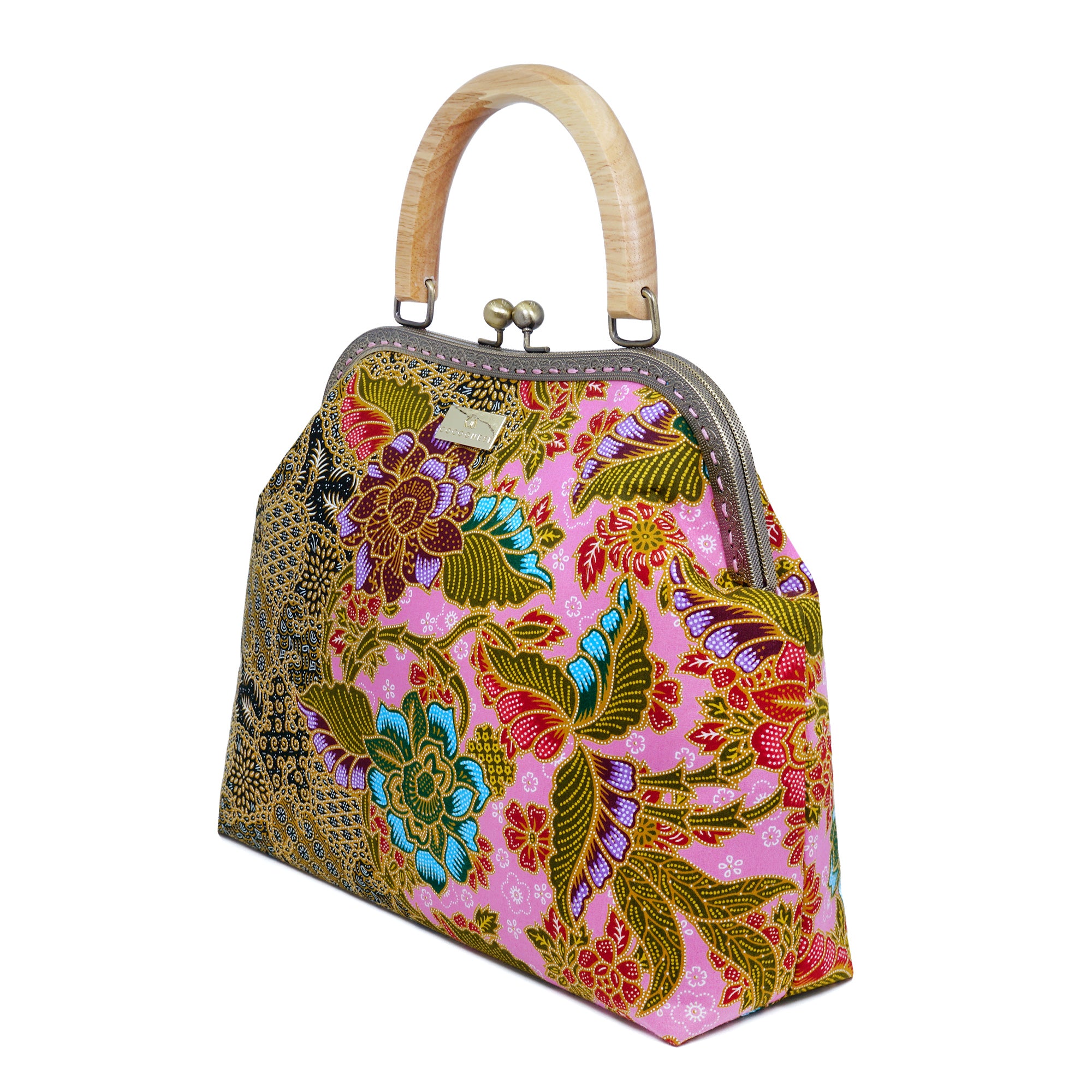 30% OFF - Clasp Handbag - Batik