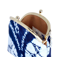Clutch Purse - Shibori Butterfly Wings