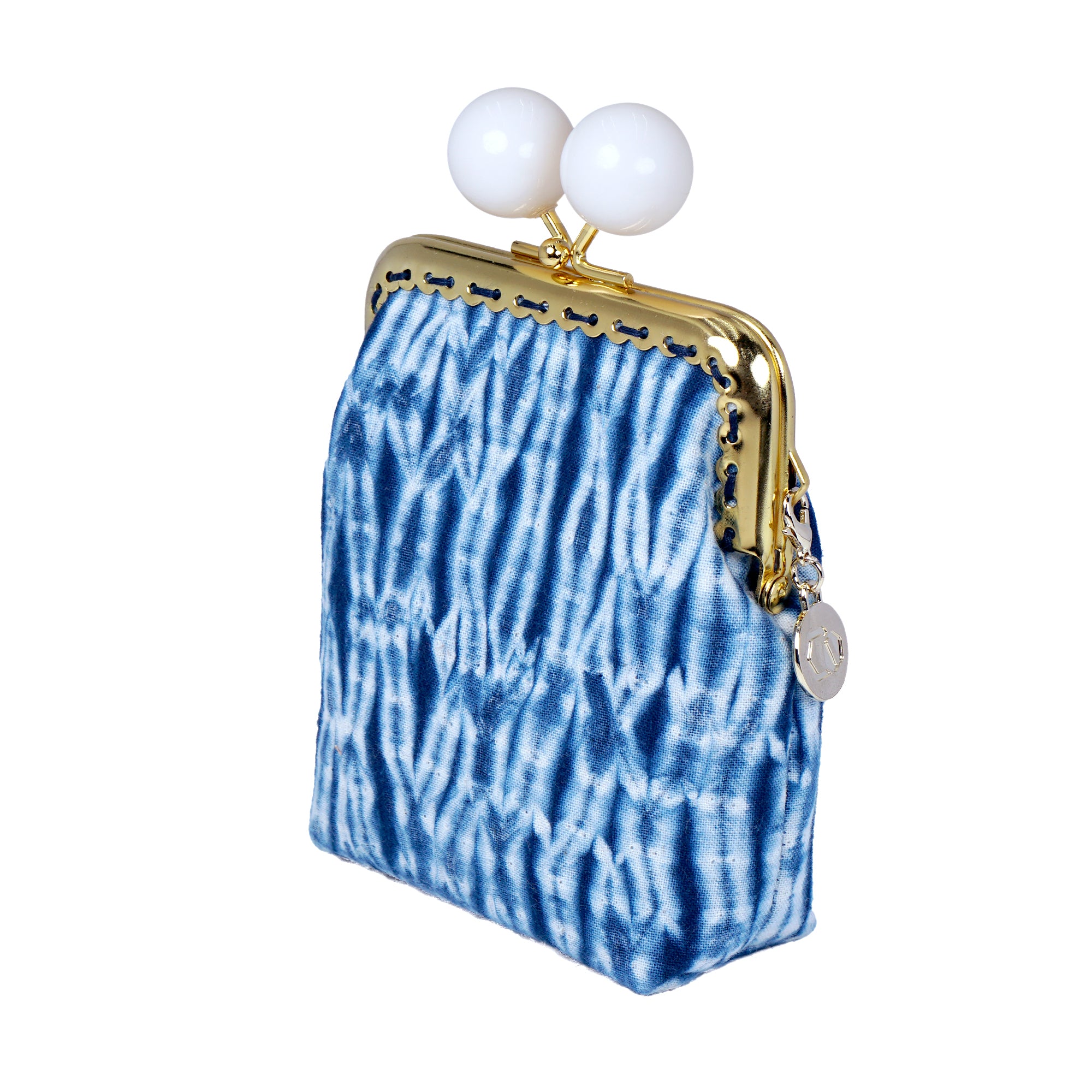 Clutch Purse - Shibori Water Wave