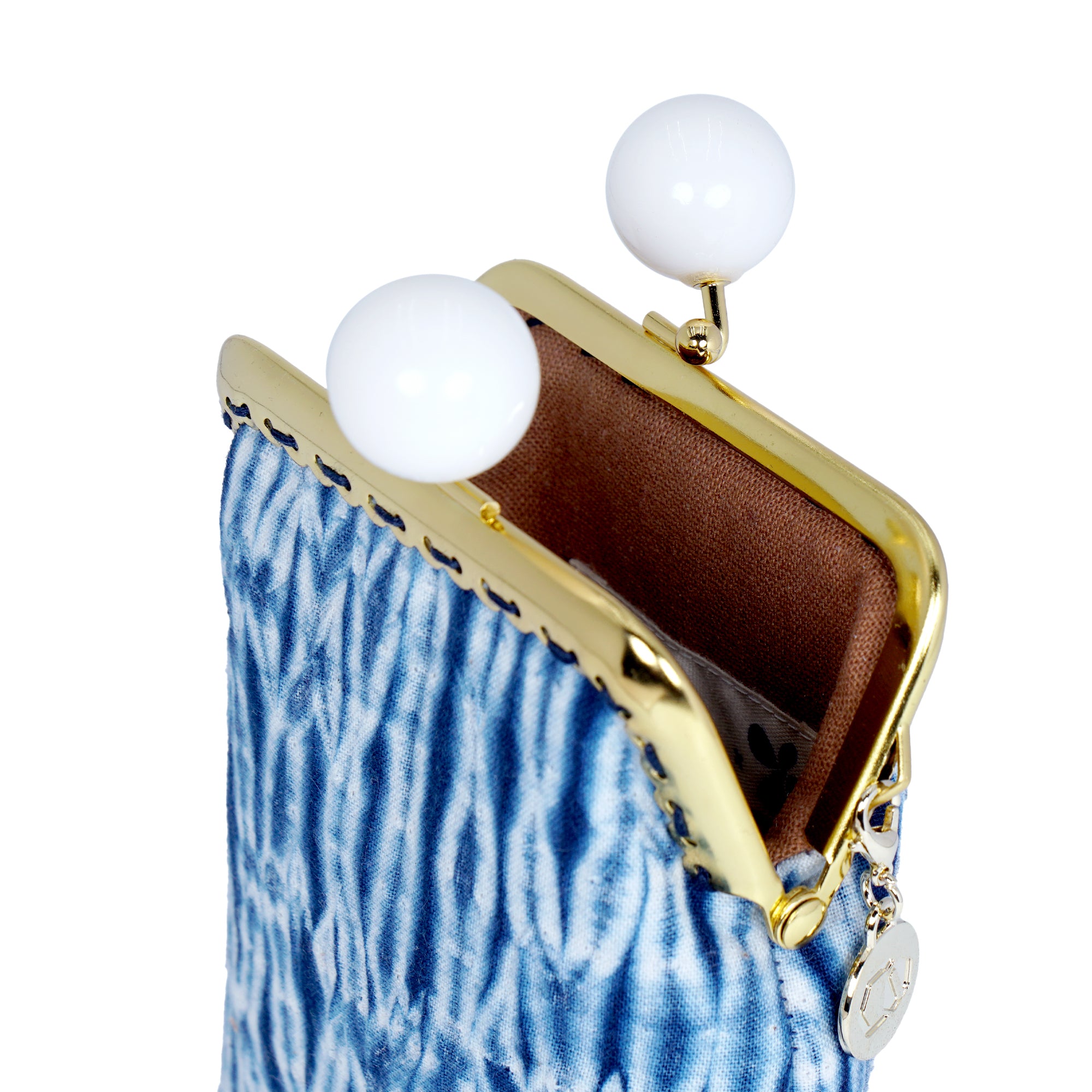 Clutch Purse - Shibori Water Wave