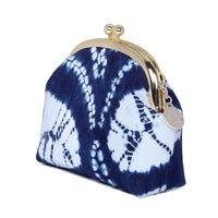Clutch Purse - Shibori Butterfly Wings