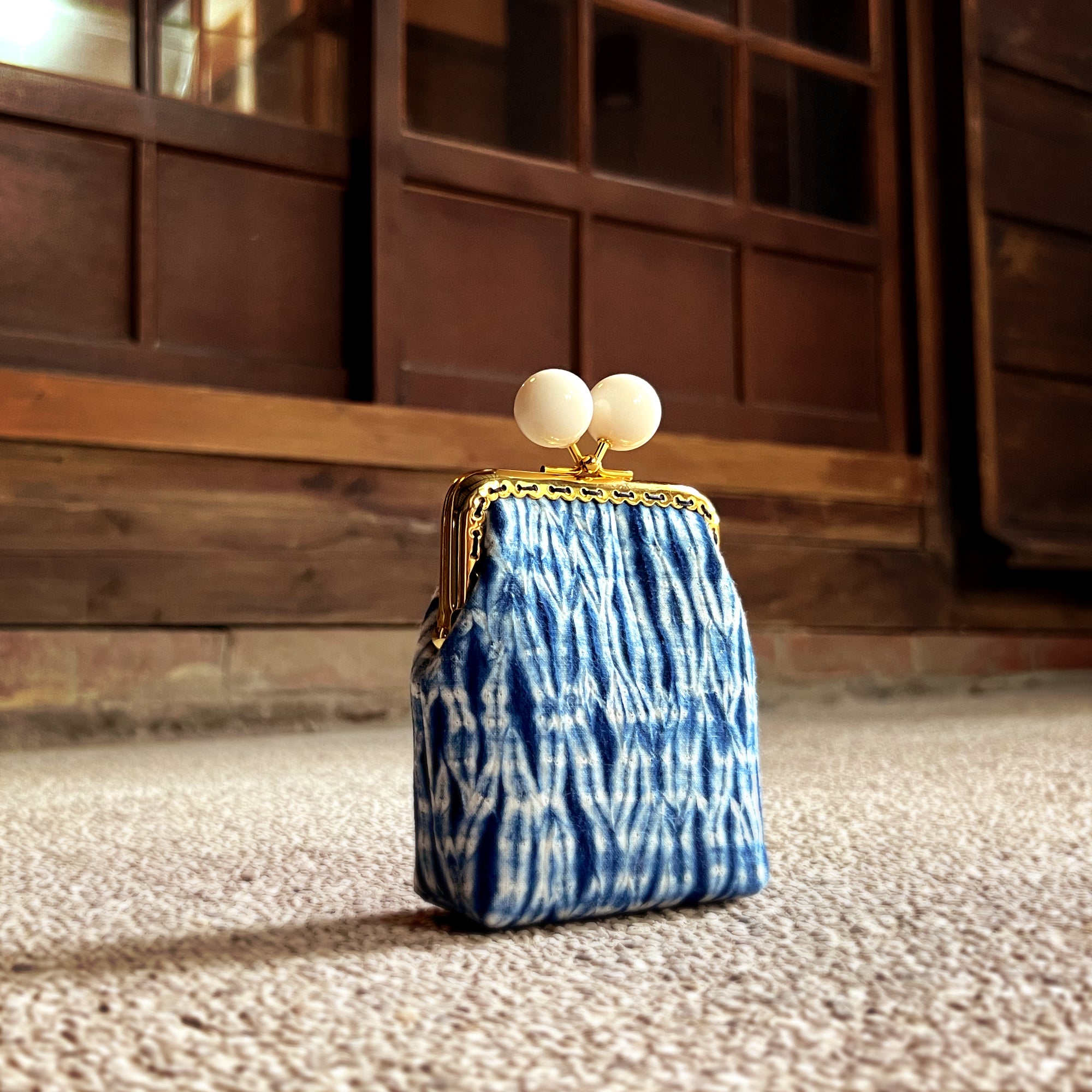 Clutch Purse - Shibori Water Wave