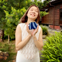 Clutch Purse - Shibori Butterfly Wings