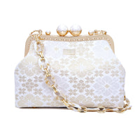 Acrylic Chain Songket Shoulder Bag - Splendidly