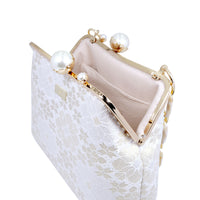 Acrylic Chain Songket Shoulder Bag - Splendidly