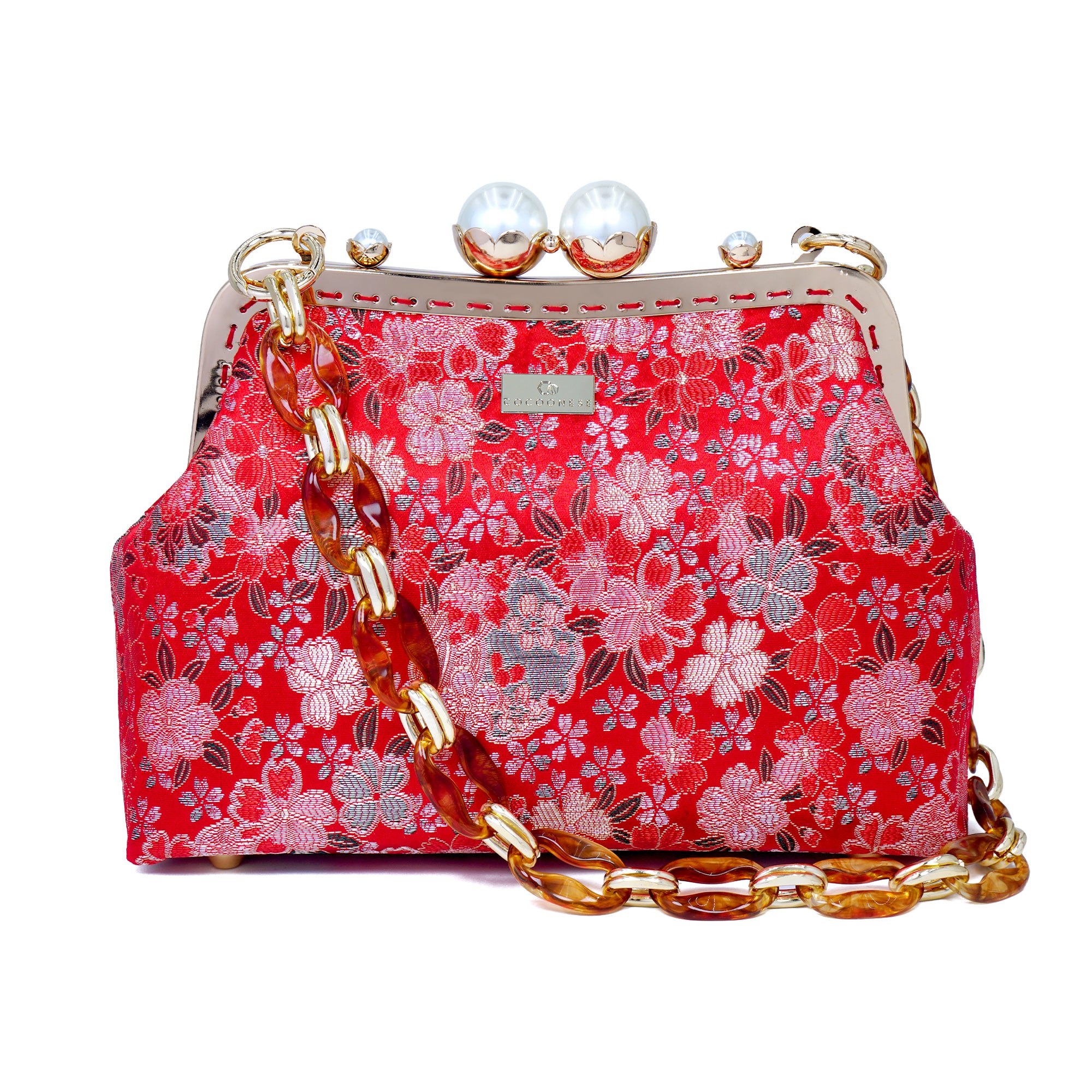 40% OFF - Acrylic Chain Shoulder Bag - Love Field(RD)