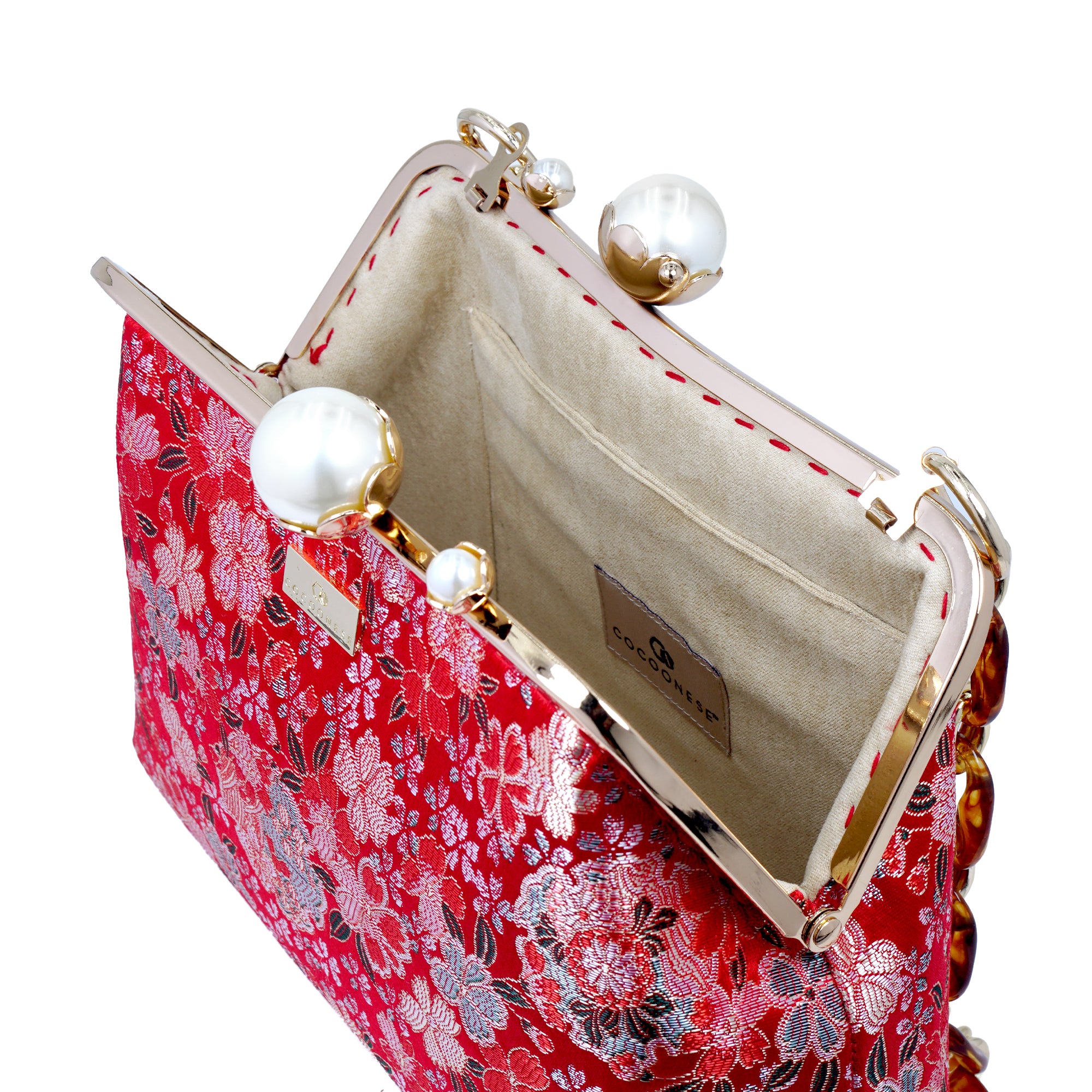 40% OFF - Acrylic Chain Shoulder Bag - Love Field(RD)