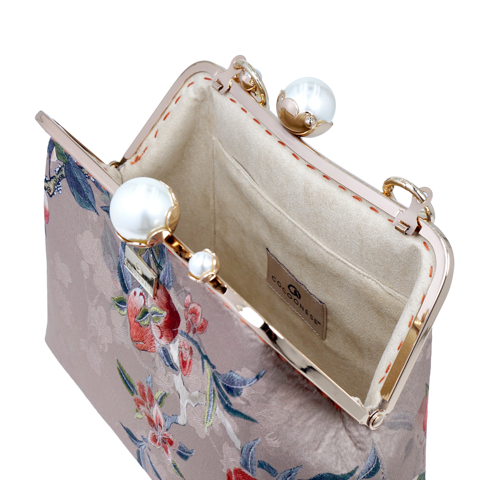 40% OFF - Acrylic Chain Shoulder Bag - Inked Flower