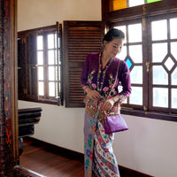 Nyonya Kebaya Blouse - Anggun Ungu (size: M)