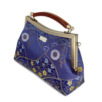 Amber Resin Top Handle Bag - Dahlia