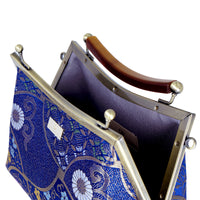 Amber Resin Top Handle Bag - Dahlia