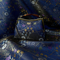 Amber Resin Top Handle Bag - Dahlia