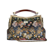 Amber Resin Top Handle Bag - Zinnia(BK)