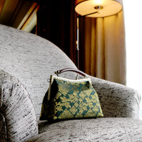 50% OFF - Amber Resin Top Handle Bag - Royal Songket (GNG)