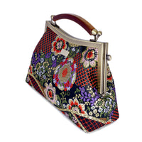 50% OFF - Amber Resin Top Handle Bag - Kimono