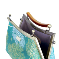 Amber Resin Top Handle Bag - Maple Leaf