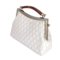 Amber Resin Top Handle Bag - Royal Crest