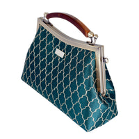 Amber Resin Top Handle Bag - Royal Crest