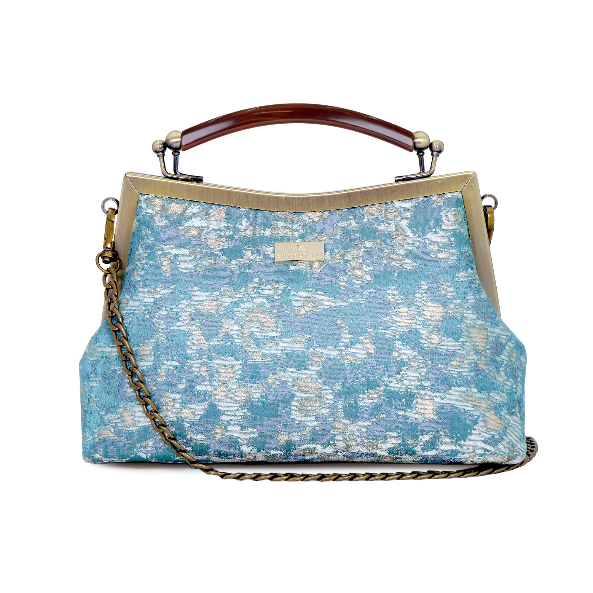 30% OFF - Amber Resin Top Handle Bag - Lakeside