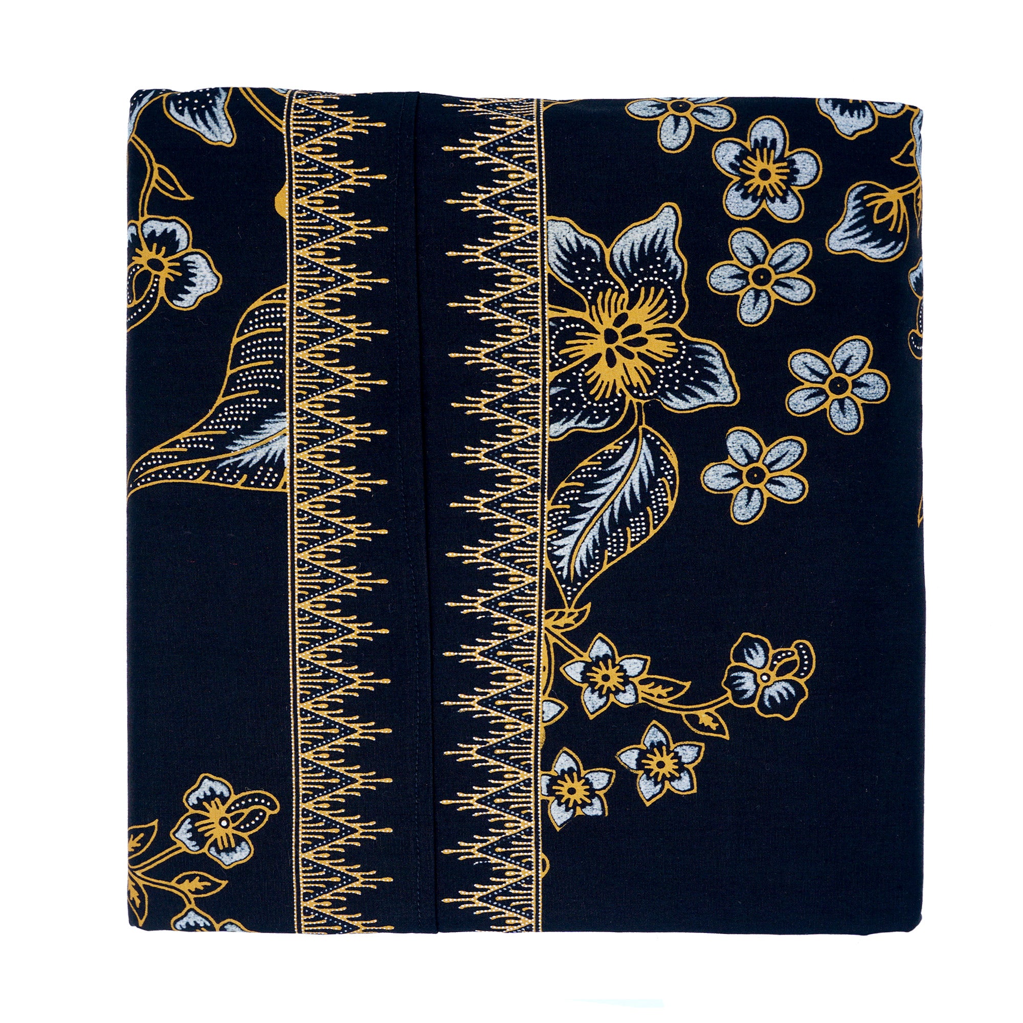 Batik Sarong Wrapped Skirt - Bunga Malam (BK)