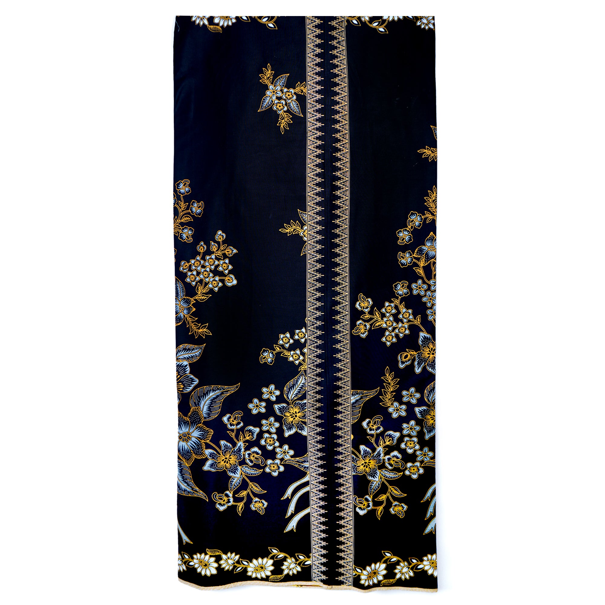 Batik Sarong Wrapped Skirt - Bunga Malam (BK)