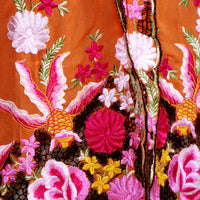 Nyonya Kebaya Blouse - Goldfish Butterflies (size: L)