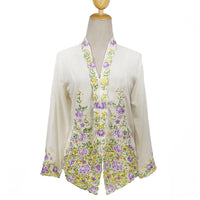 Nyonya Kebaya Blouse - Lavender Permai (size: L)