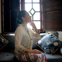 Nyonya Kebaya Blouse - Lavender Permai (size: L)