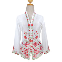 Nyonya Kebaya Blouse - Bayu Lembut (size: M)