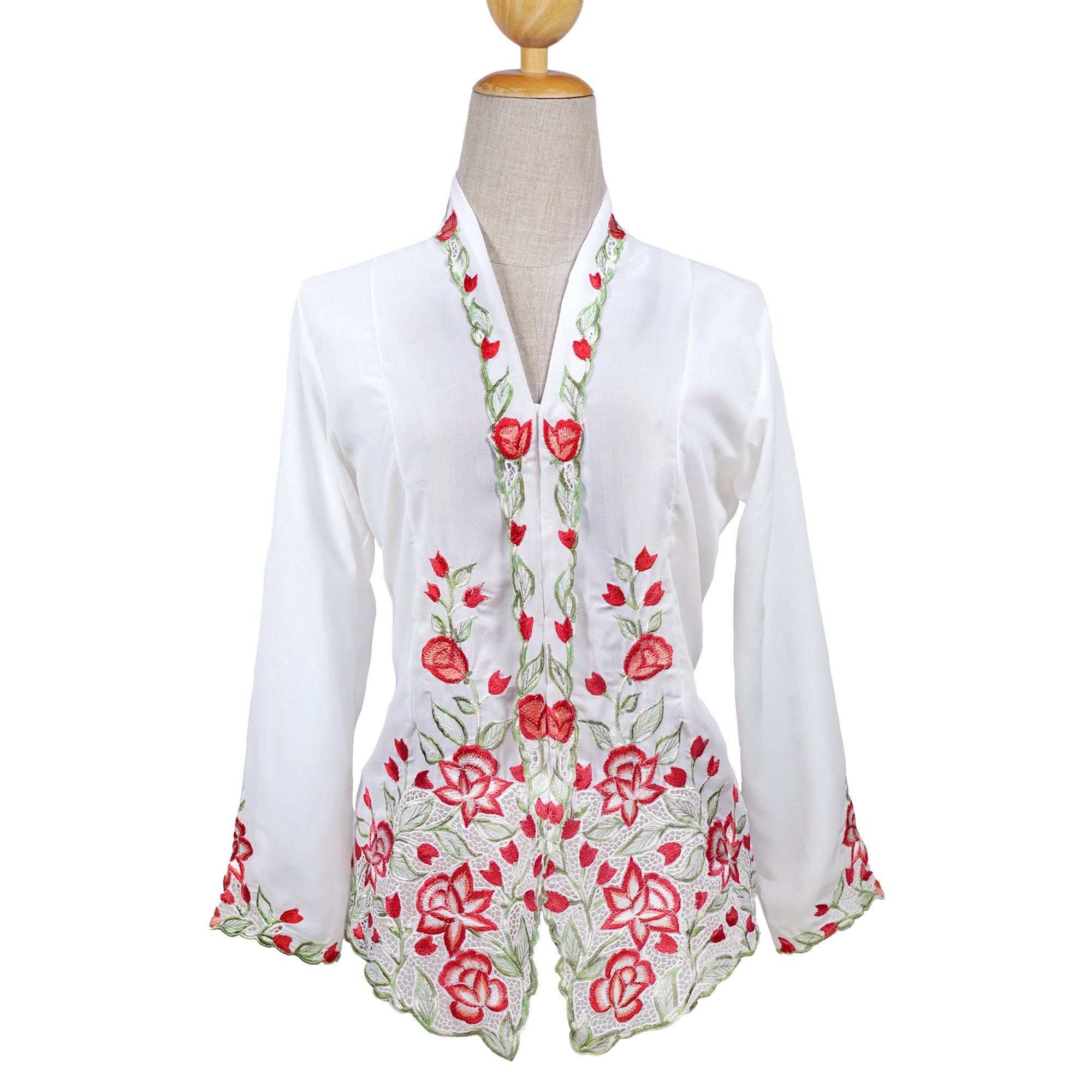 Nyonya Kebaya Blouse - Bayu Lembut (size: M)