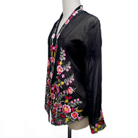 Nyonya Kebaya Blouse - Hitam Seruni (size: M)