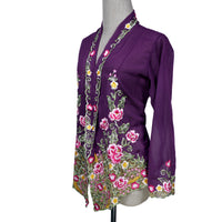 Nyonya Kebaya Blouse - Anggun Ungu (size: M)