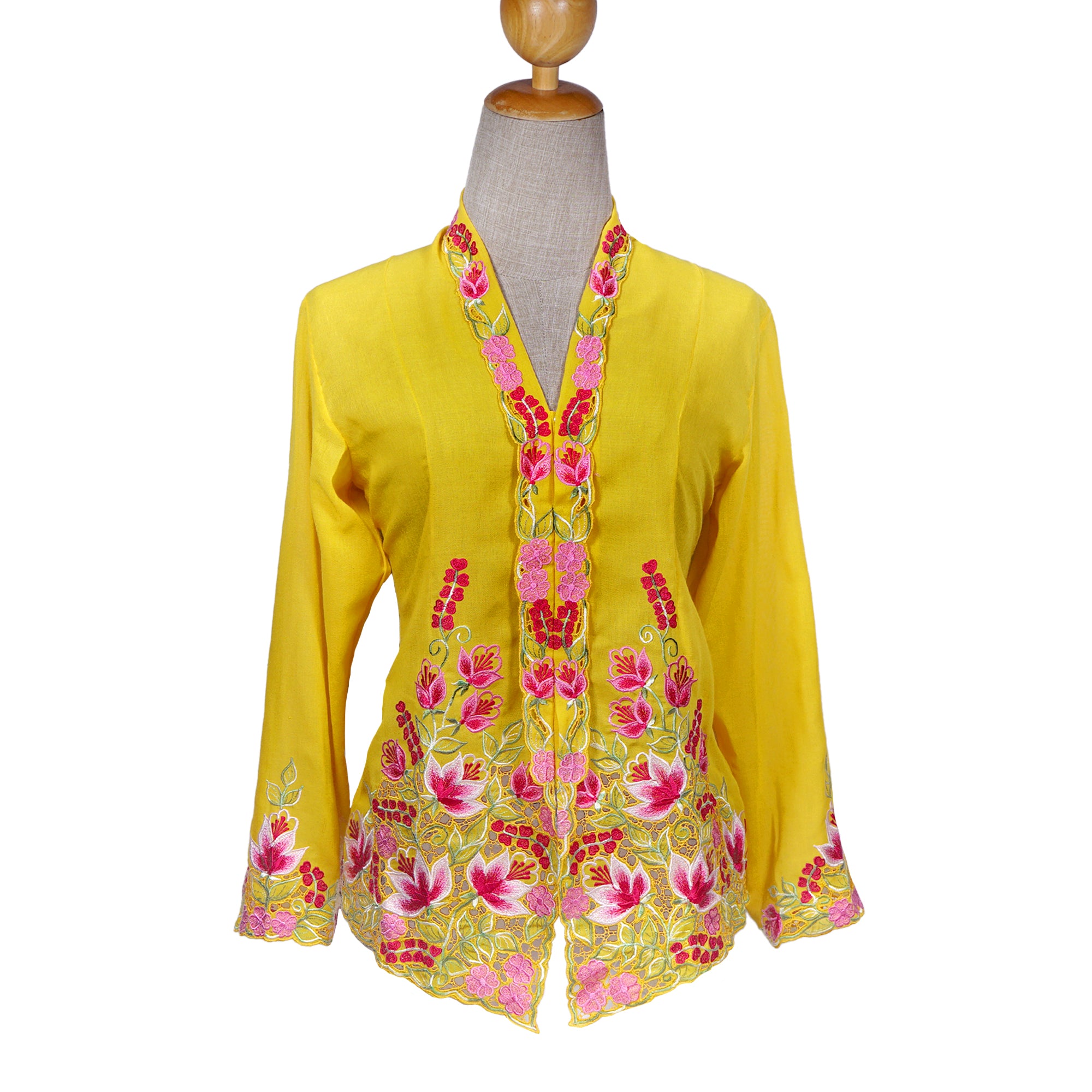 Nyonya Kebaya Blouse - Puteri Bunga (size: M)