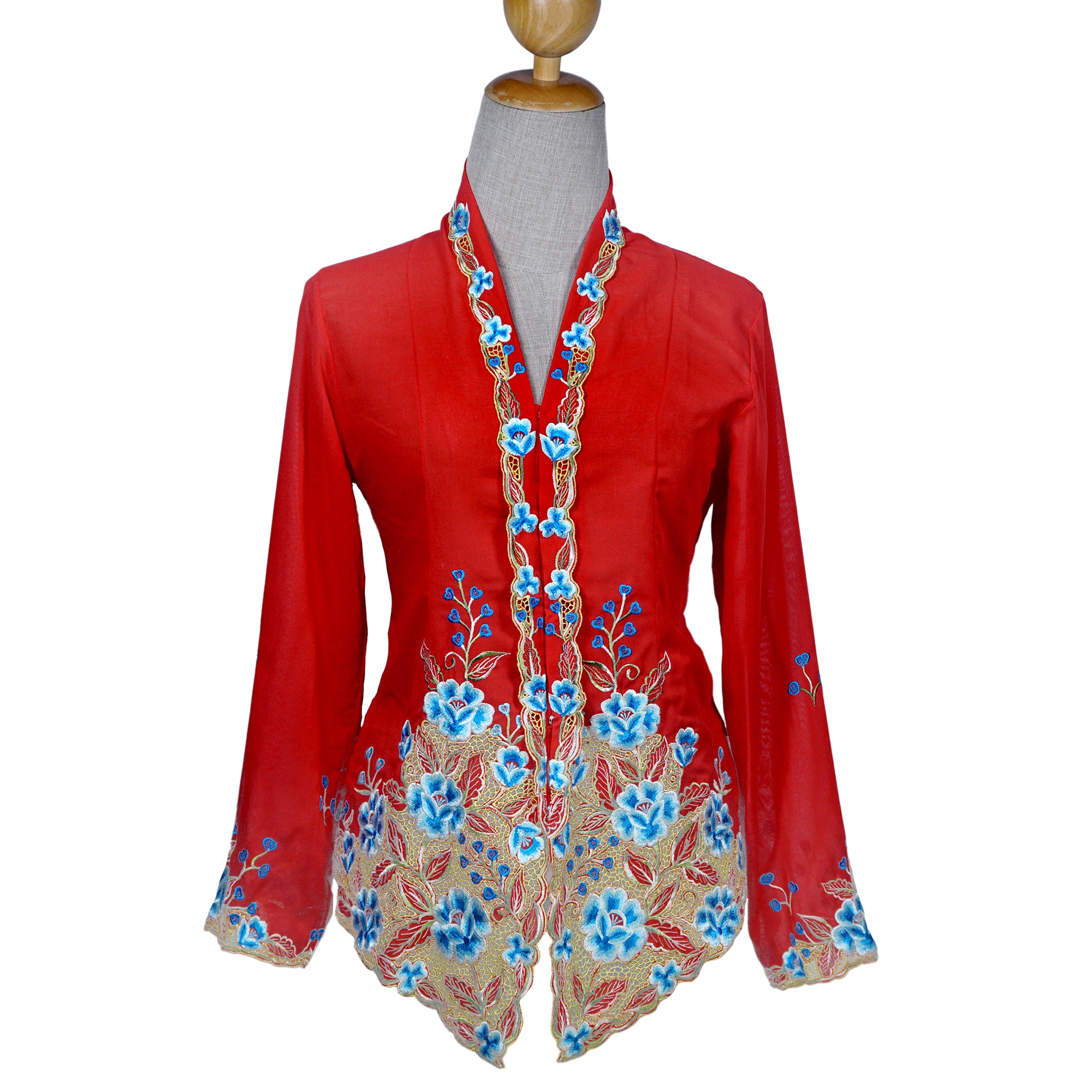 Nyonya Kebaya Blouse - Manis Delima (size: M)