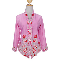 Nyonya Kebaya Blouse - Bunga Sakura (size: S)