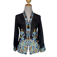 Nyonya Kebaya Blouse - Cahaya Biru (size: S)