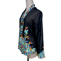 Nyonya Kebaya Blouse - Cahaya Biru (size: S)