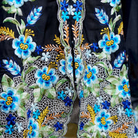 Nyonya Kebaya Blouse - Cahaya Biru (size: S)