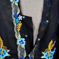 Nyonya Kebaya Blouse - Cahaya Biru (size: S)