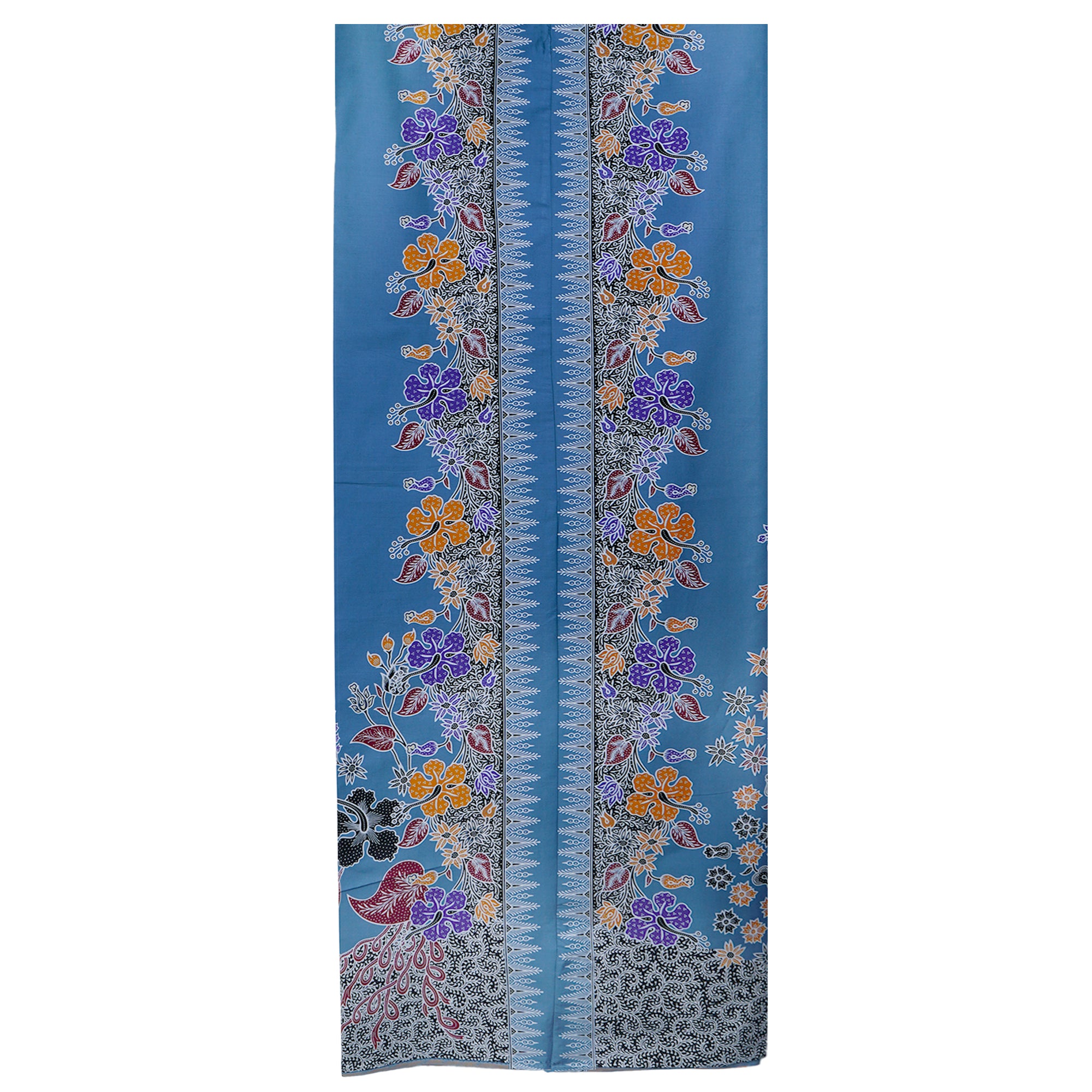 Batik Sarong Wrapped Skirt - Taman Sari(LB)