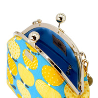 50% OFF - Acrylic Chain Handle Clasp Sling Bag - Orange