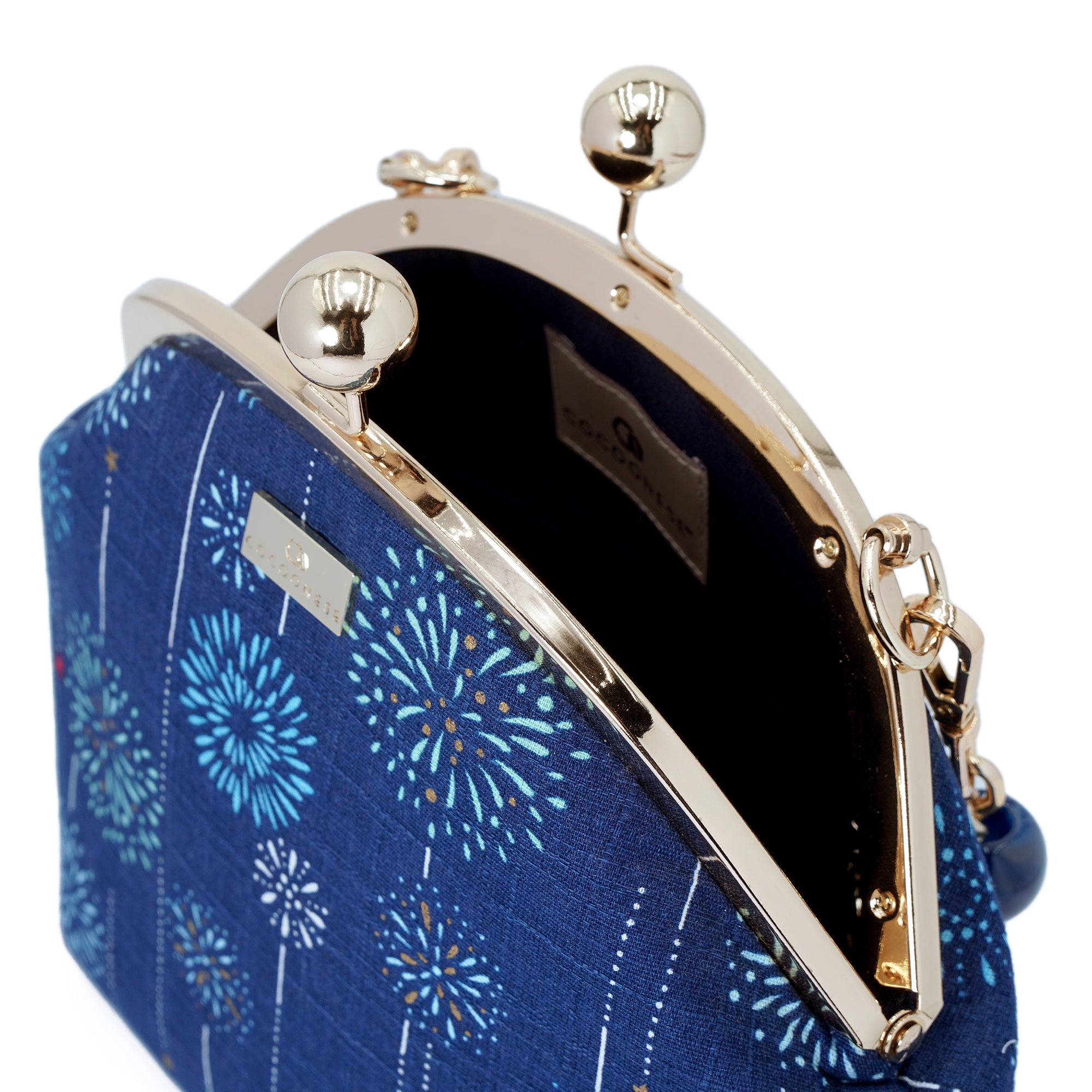 30% OFF -Acrylic Chain Handle Clasp Sling Bag - Hanabi