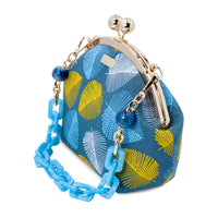 Acrylic Chain Handle Clasp Sling Bag - Fall