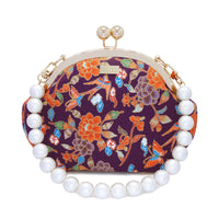 30% OFF - Pearls Chain Handle Clasp Sling Bag - Lucky Swallow