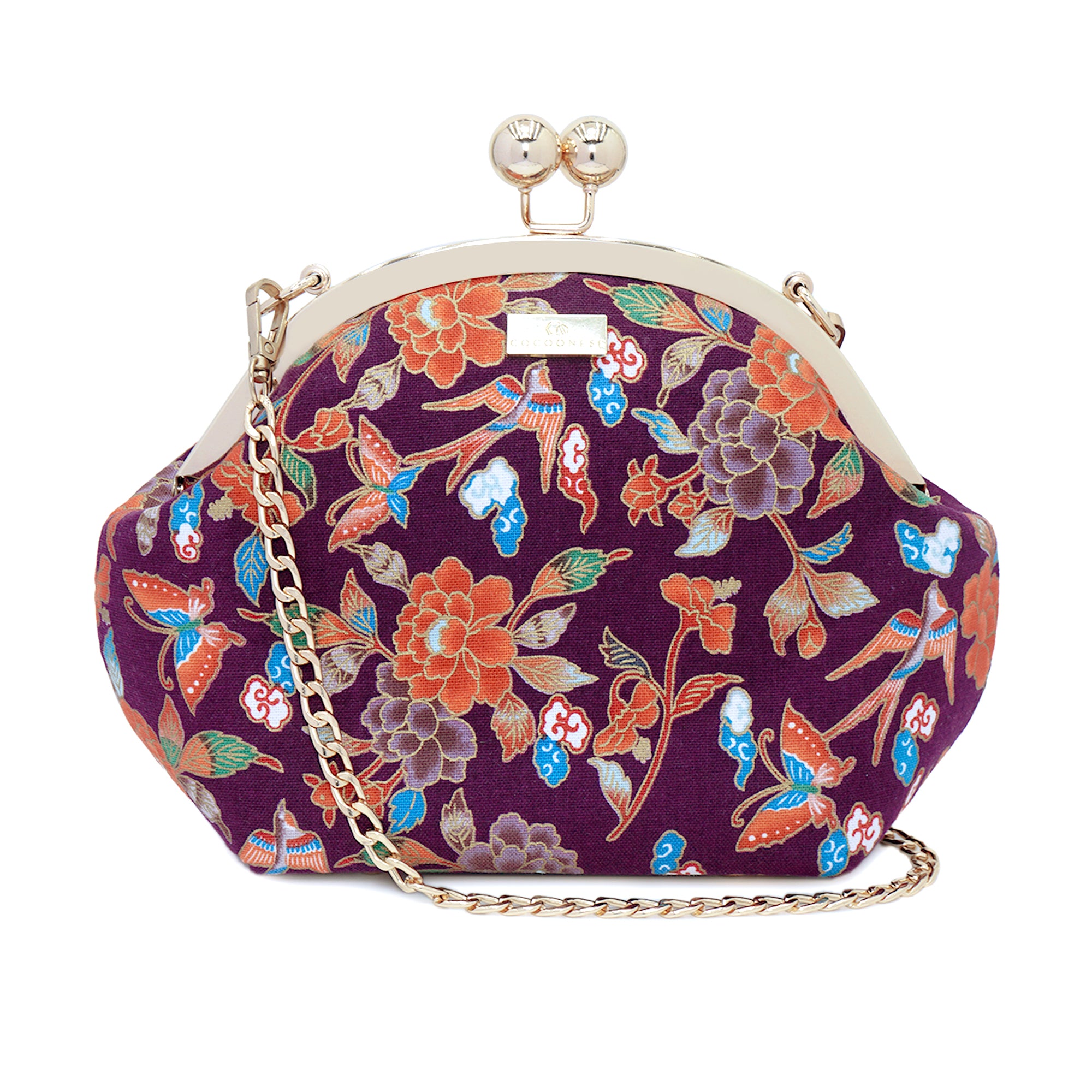 30% OFF - Pearls Chain Handle Clasp Sling Bag - Lucky Swallow