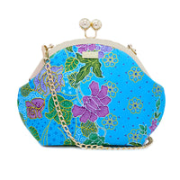 Acrylic Chain Handle Clasp Sling Bag - Kawa